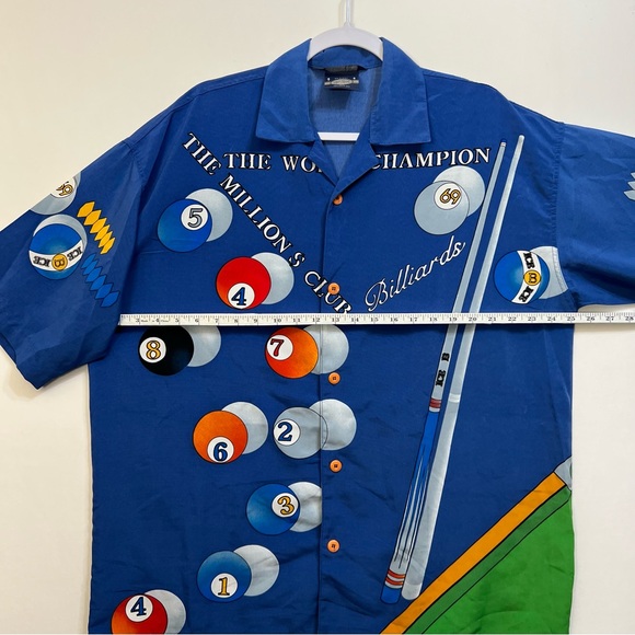 Vintage Original Ice Collection World Champion Billiard Pool Shirt Men Medium - Picture 6 of 7